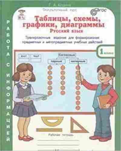 Книга Таблицы,схемы,графики,диаграммы 1кл. Раб.тет. 3тт Козина Г.А., б-3739, Баград.рф